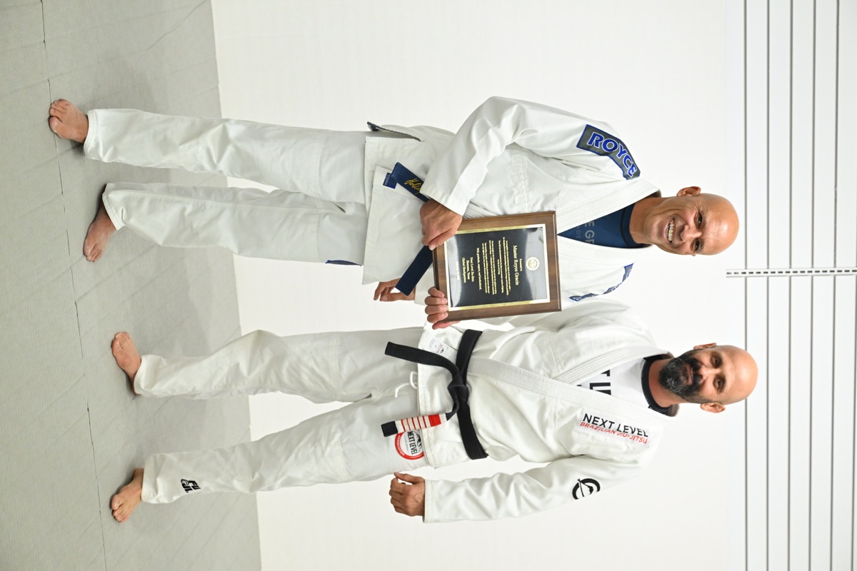 Royce Gracie plaque award